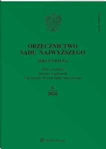 Orzecznictwo Sądu Najwyższego. Izba Cywilna - Nr 6/2026