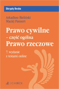 Prawo cywilne - część ogólna. Prawo rzeczowe + testy online