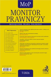 Monitor Prawniczy Nr 7/2026