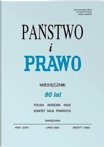 Państwo i Prawo - Nr 7/2026 [965]