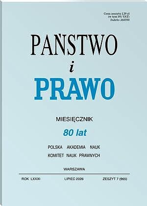 Państwo i Prawo - Nr 7/2026 [965]