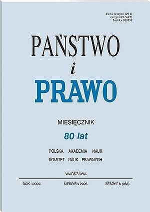Państwo i Prawo - Nr 8/2026 [966]