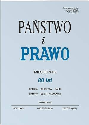 Państwo i Prawo - Nr 9/2026 [967]