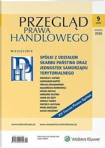 Przegląd Prawa Handlowego - Nr 9/2026 [409]